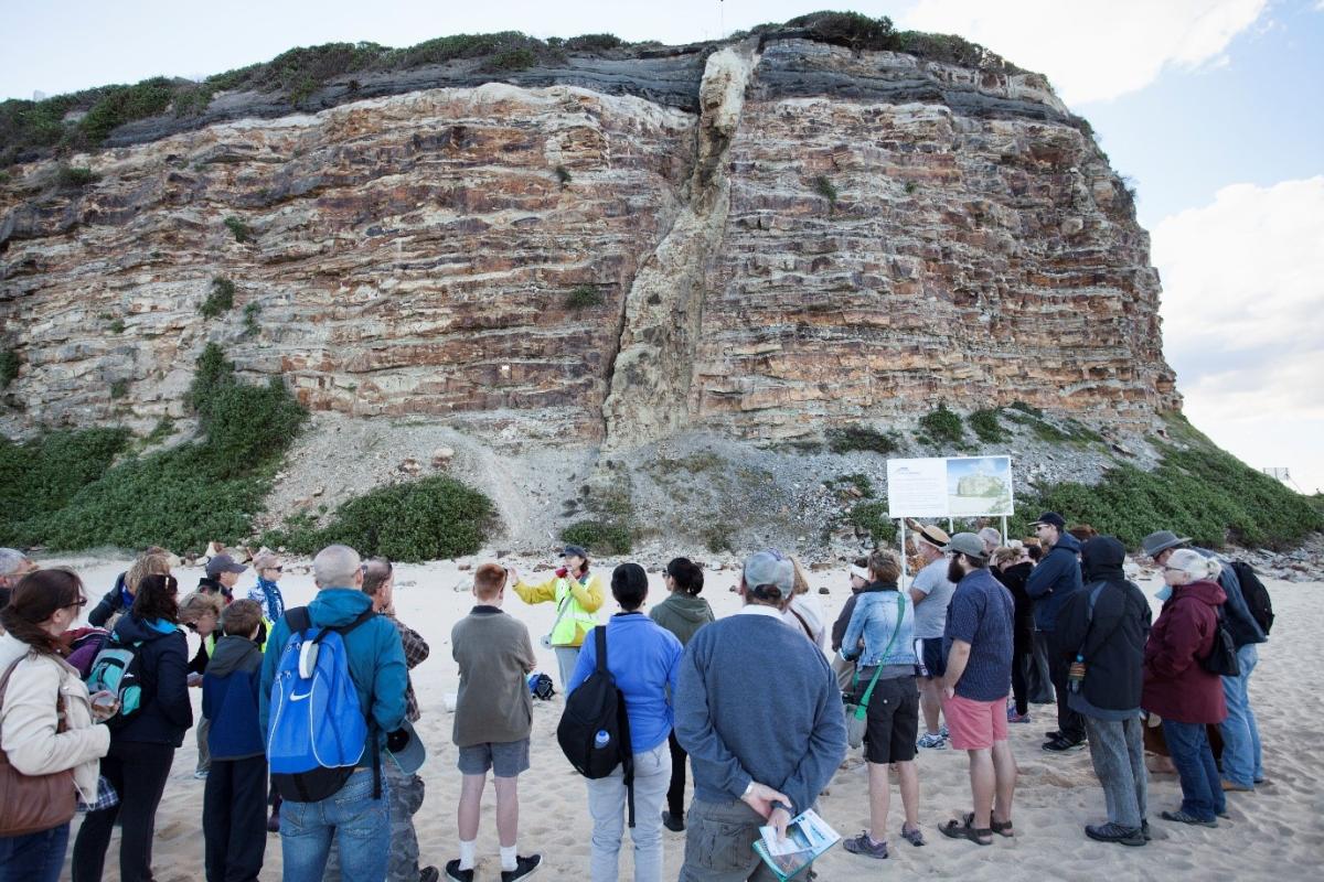 A visit to Nobbys Head during the Newcastle Time Walk